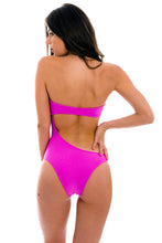 Load image into Gallery viewer, Model Back: Rio De Sol One-Piece Pink Body-Rio