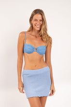 Load image into Gallery viewer, Model Front: Rio De Sol Beach Skirt Drift-Cianita Lila Skirt