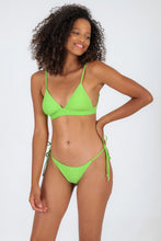 Load image into Gallery viewer, Model Front: Rio De Sol Top Top Lemon Tri-Cos