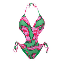 Load image into Gallery viewer, Product Front: Rio De Sol One-Piece Parrots Trikini-Comfy