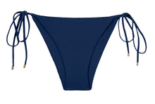 Load image into Gallery viewer, Product Front: Rio De Sol Bottom Bottom Navy Lacinho