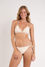 Load image into Gallery viewer, Model Front: Rio De Sol Top Top Malibu-Natural Frufru