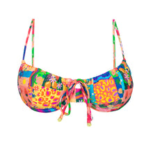 Load image into Gallery viewer, Product Front: Rio De Sol Top Top Love-Trip Balconet-Tie
