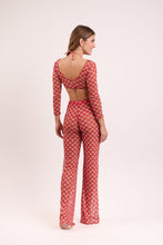 Load image into Gallery viewer, Model Back: Rio De Sol Beach Top Floral-Scales Top Harper