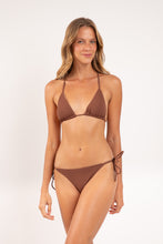 Load image into Gallery viewer, Model Front: Rio De Sol Bottom Bottom Sand-Cappuccino Cheeky-Micro