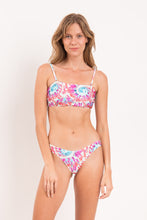 Load image into Gallery viewer, Model Front: Rio De Sol Bottom Bottom Splash Highleg