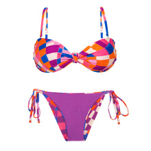 Load image into Gallery viewer, Product Back: Rio De Sol Set Set Funny Bandeau-Joy Lacinho