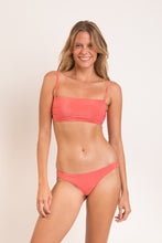 Load image into Gallery viewer, Model Front: Rio De Sol Top Top Malibu-Nina Bandeau-Reto