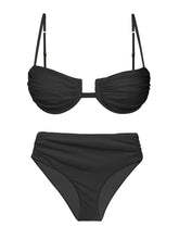 Load image into Gallery viewer, Product Front: Rio De Sol Set Set Malibu-Black Zaya Amy