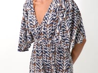 Load and play video in Gallery viewer, Video: Rio De Sol Mini Dress Ikat Mini Dress