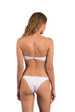 Load image into Gallery viewer, Model Back: Rio De Sol Bottom Bottom Bora-White Leblon