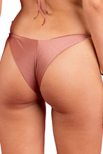 Load image into Gallery viewer, Image 07: Rio De Sol Bottom Bottom Shimmer-Copper Cheeky-Tie