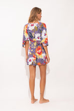 Load image into Gallery viewer, Model Back: Rio De Sol Mini Dress Garden-Flower Mini Dress