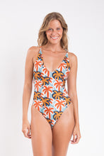 Load image into Gallery viewer, Model Front: Rio De Sol One-Piece Kauai Sunny