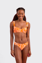 Load image into Gallery viewer, Model Front: Rio De Sol Set Set Trail-Orange Amelia Baobi