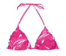 Load image into Gallery viewer, Product Front: Rio De Sol Top Top Pink-Palms Frufru