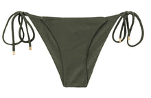 Load image into Gallery viewer, Product Front: Rio De Sol Bottom Bottom Shimmer-Croco Cheeky-Tie

