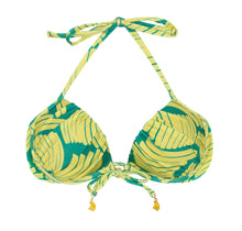 Load image into Gallery viewer, Product Front: Rio De Sol Top Top Banana Yellow Balconet
