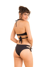 Load image into Gallery viewer, Model Back: Rio De Sol Bottom Bottom Dots-Black Madrid
