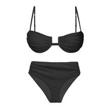 Load image into Gallery viewer, Product Front: Rio De Sol Set Set Malibu-Black Zaya Amy
