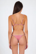 Load image into Gallery viewer, Model Back: Rio De Sol Bottom Bottom Shimmer-Confetti California
