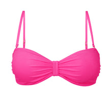 Load image into Gallery viewer, Product Front: Rio De Sol Top Top Malibu-Rosa Bandeau-Duo
