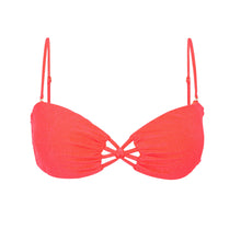 Load image into Gallery viewer, Product Front: Rio De Sol Top Top Malibu-Folia Bandeau-Iris
