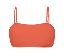 Load image into Gallery viewer, Product Front: Rio De Sol Top Top Light-Peach Bandeau-Reto
