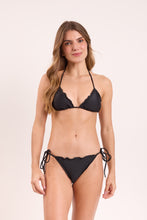 Load image into Gallery viewer, Model Front: Rio De Sol Bottom Bottom Touch-Black Frufru
