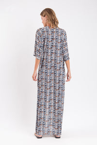 Ikat Long Dress