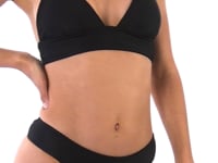 Load and play video in Gallery viewer, Video: Rio De Sol Top Top Cloque Preto Tri Cos
