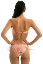 Load image into Gallery viewer, Model Back: Rio De Sol Bottom Bottom Banana Rose Bandeau
