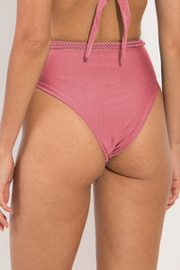 Image 06: Rio De Sol Bottom Bottom Shimmer-Confetti Belted-High-Waist