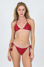 Load image into Gallery viewer, Model Front: Rio De Sol Bottom Bottom Shimmer-Divino Frufru-Comfy

