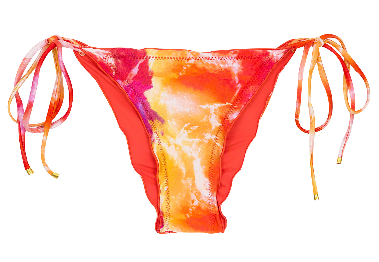 Product Front: Rio De Sol Bottom Bottom Tiedye-Red Frufru