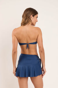 Model Back: Rio De Sol Beach Skirt Mini Skirt Navy