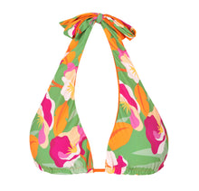 Load image into Gallery viewer, Product Front: Rio De Sol Top Top Green-Bloom Halter-Double
