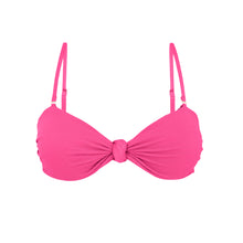 Load image into Gallery viewer, Product Front: Rio De Sol Top Top Mtx-Ultrapink Bandeau-Joy
