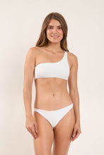 Load image into Gallery viewer, Model Front: Rio De Sol Top Top Sand-White Kora
