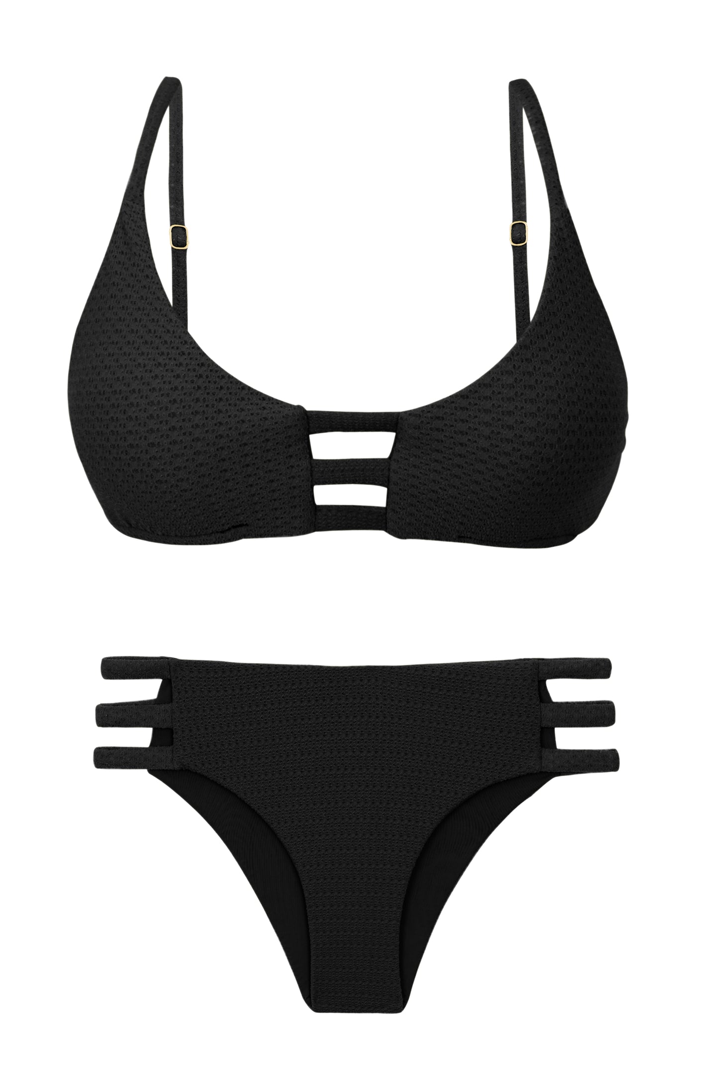 套装 Bora-​​Black Bra-Trio Madrid-Trio