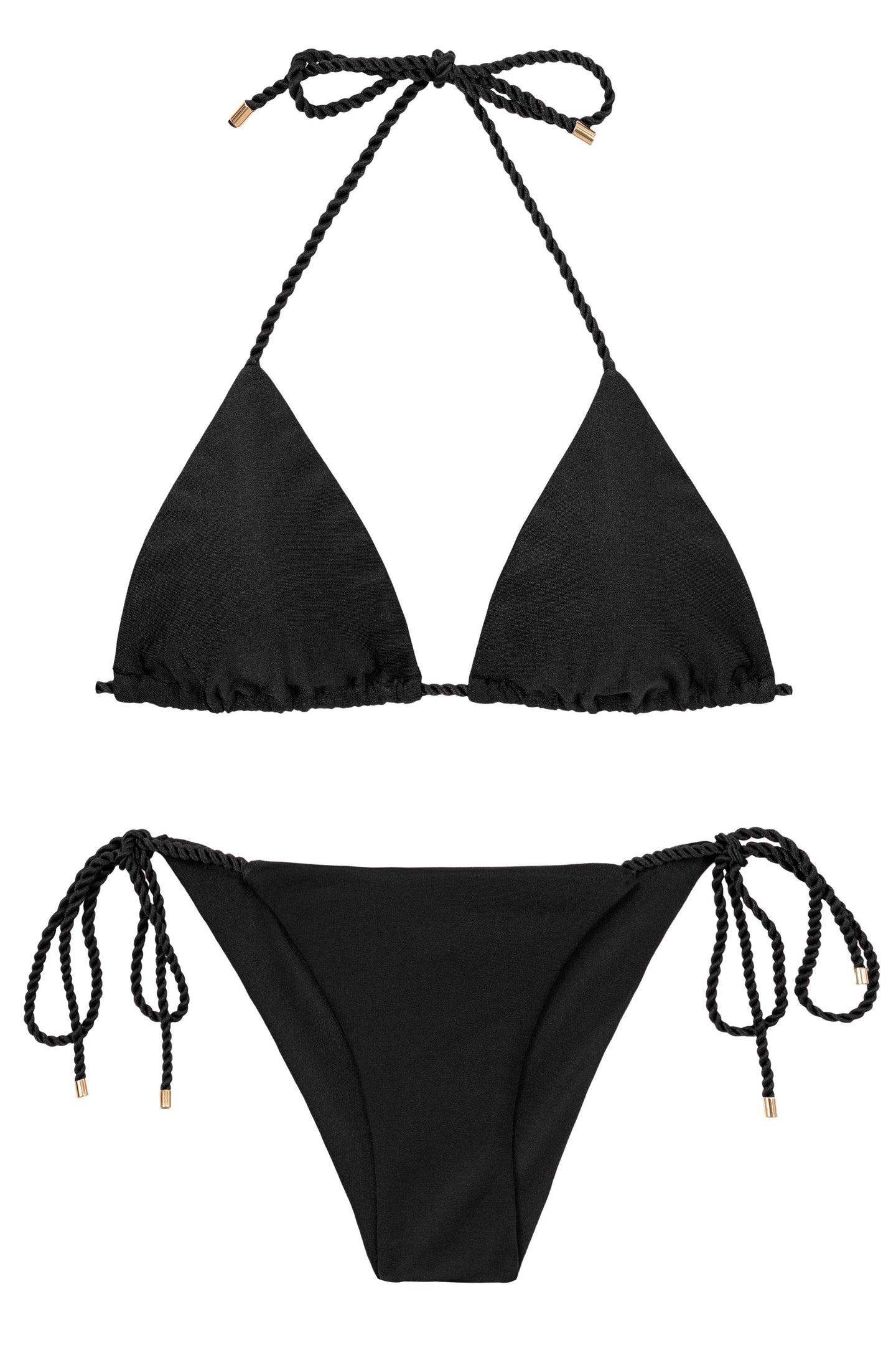套装 Shimmer-Black Tri-Rope Cheeky-Rope