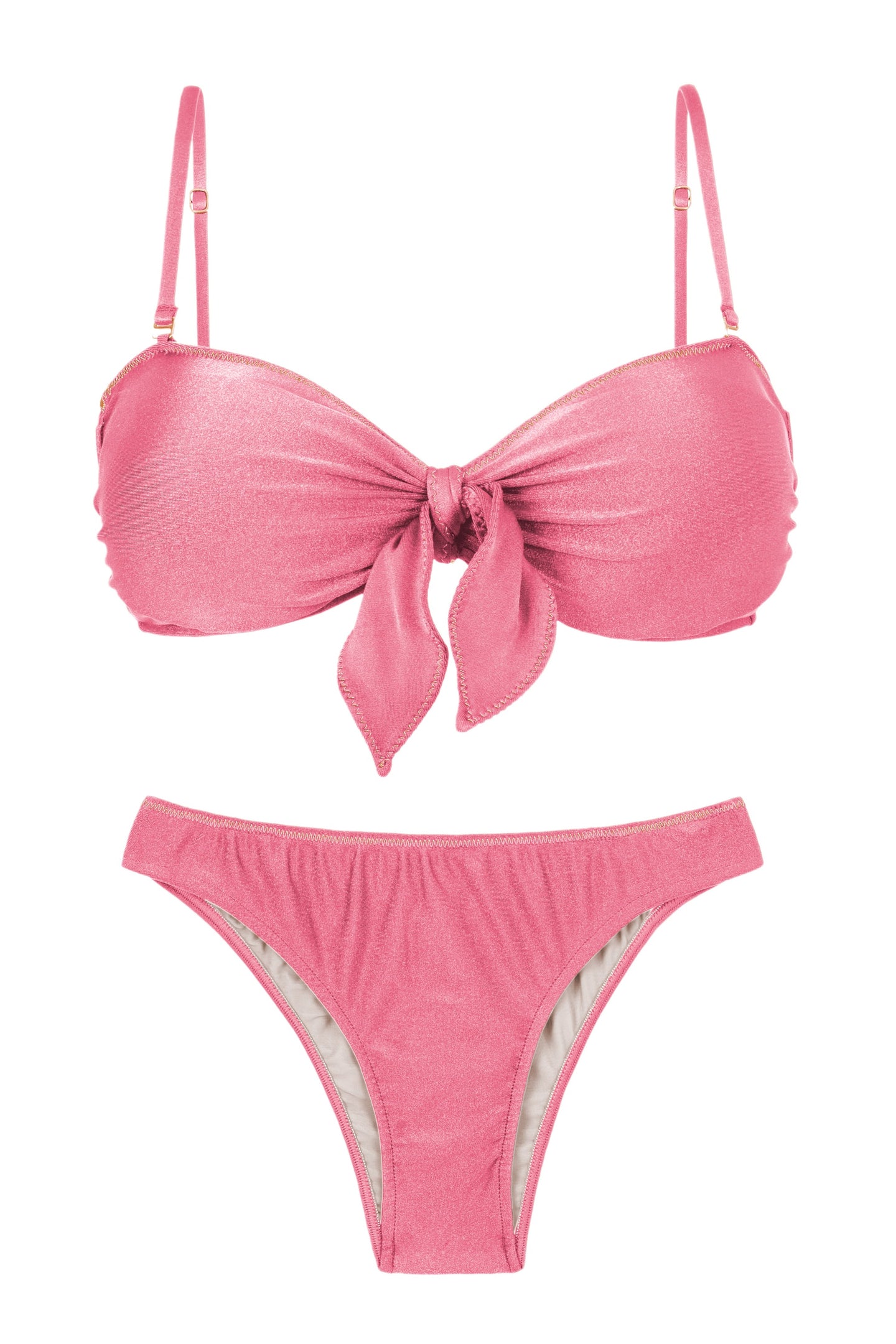 套装 Shimmer-Confetti Bandeau-Knot Essential