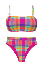 Load image into Gallery viewer, 套装 Tulip-Garden Bandeau-Reto Hotpant-Cos
