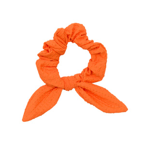 圆点橙色发带