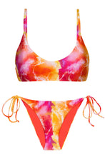 Load image into Gallery viewer, 套装 Tiedye-Red Bralette Ibiza-Comfy
