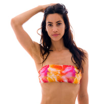 Load image into Gallery viewer, 上衣 Tiedye-Red Bandeau-Reto
